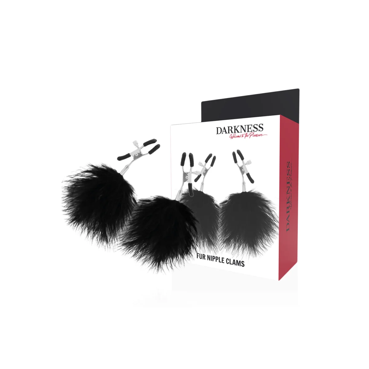 Pom-Pom-Nippelklammern 2 von Darkness Sensations kaufen | Fesselliebe