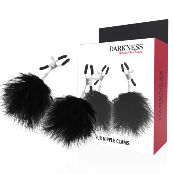 Pom-Pom-Nippelklammern 2 von Darkness Sensations kaufen | Fesselliebe