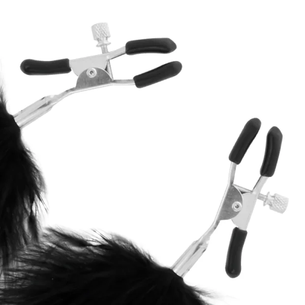 Pom-Pom-Nippelklammern 2 von Darkness Sensations kaufen | Fesselliebe