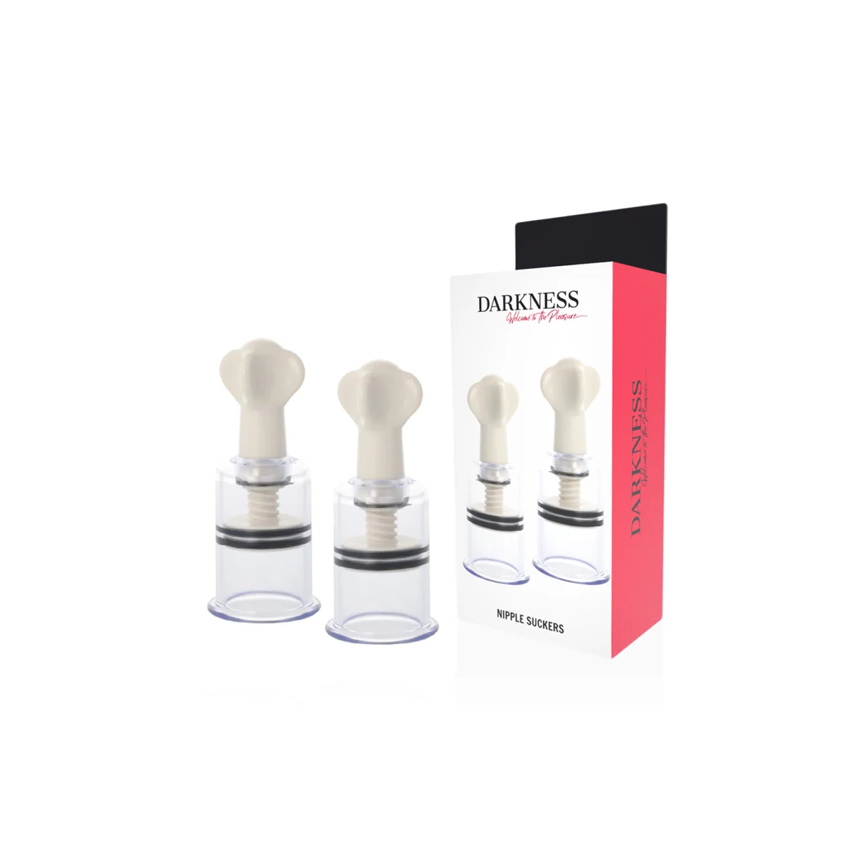 Transparenter Nippelsauger mit 3,1 cm Durchmesser von Darkness Sensations kaufen | Fesselliebe