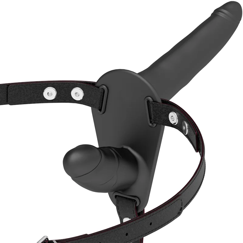 Doppelte Penetration Schwarz von Fetish Submissive Harness kaufen | Fesselliebe