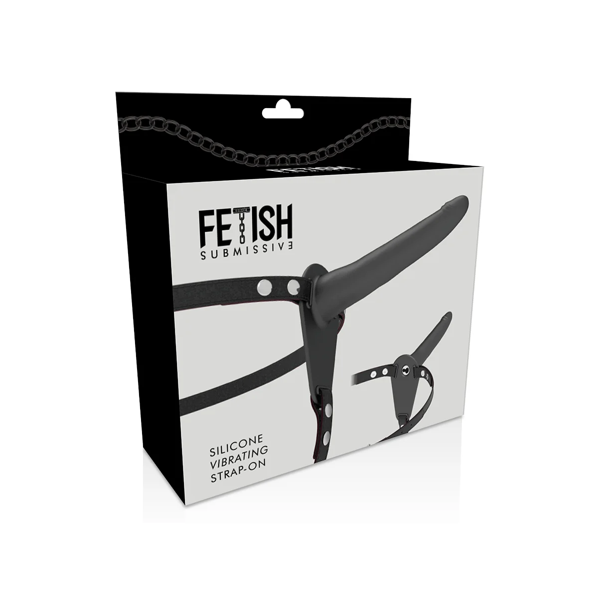 Schwarzer Silikonvibrator 15 cm von Fetish Submissive Harness kaufen | Fesselliebe