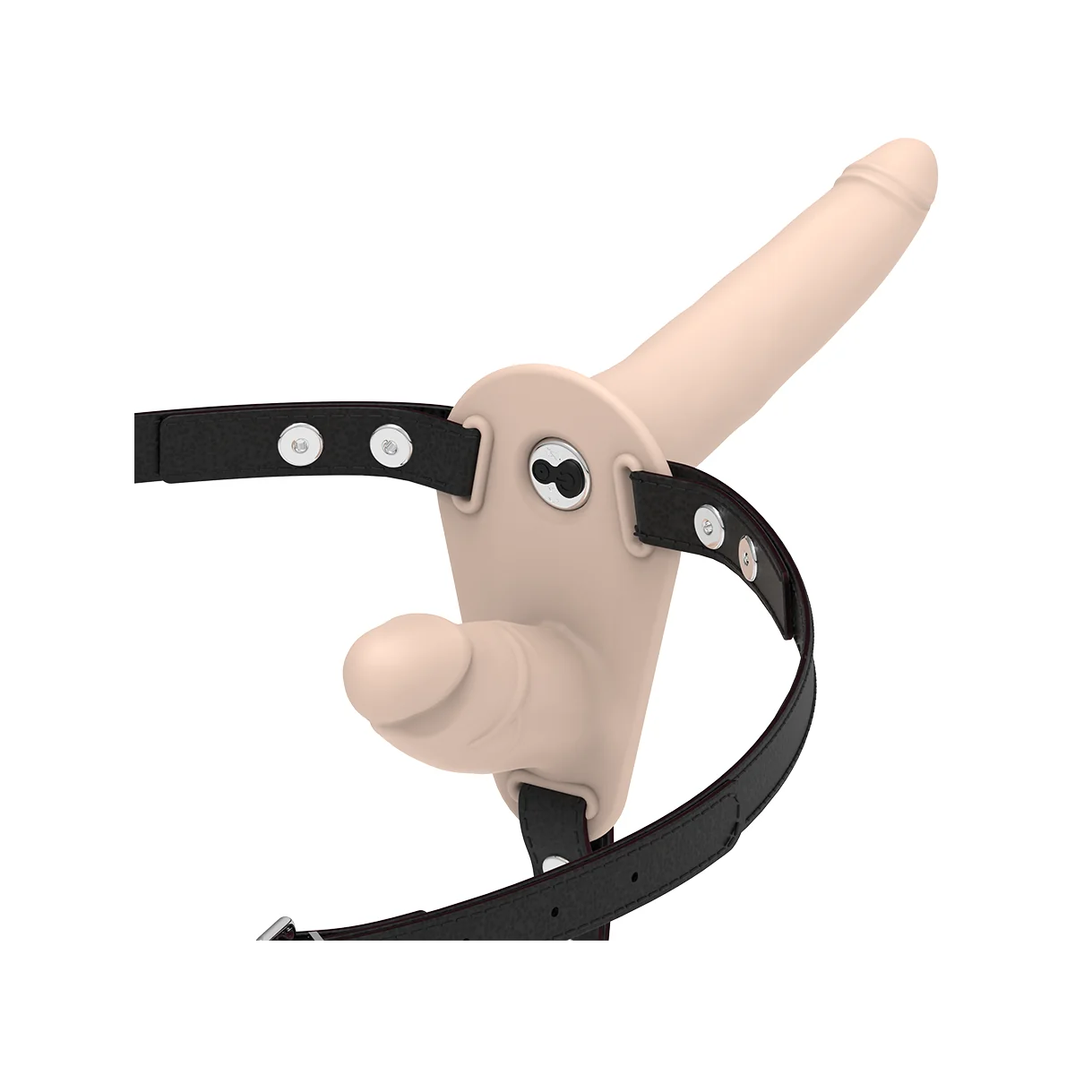 Doppelte Penetration, Fleisch-Vibrator von Fetish Submissive Harness kaufen | Fesselliebe