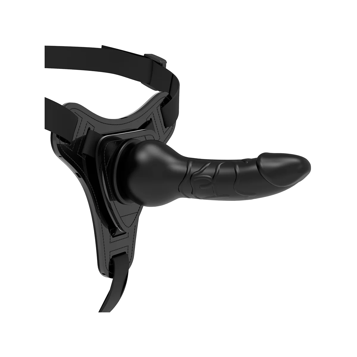 Realistisches Schwarzes Silikon 16 cm von Fetish Submissive Harness kaufen | Fesselliebe