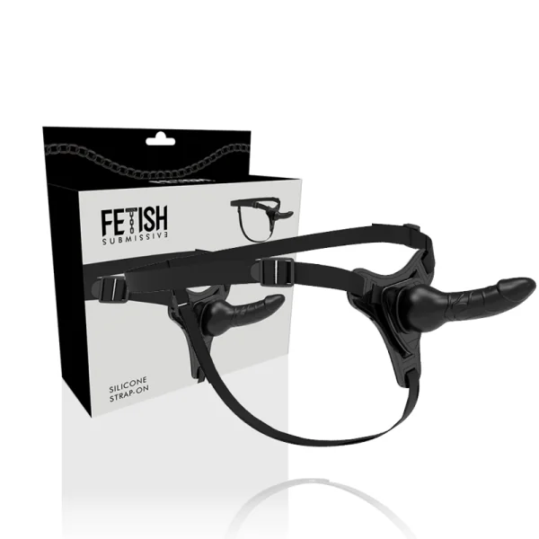 Realistisches Schwarzes Silikon 16 cm von Fetish Submissive Harness kaufen | Fesselliebe