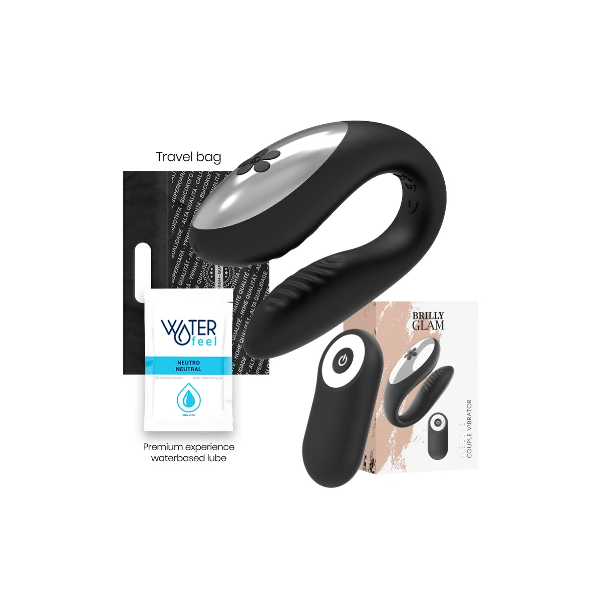 Wir Lieben die Schwarze mit Fernbedienung für Partner von Brilly Glam kaufen | Fesselliebe