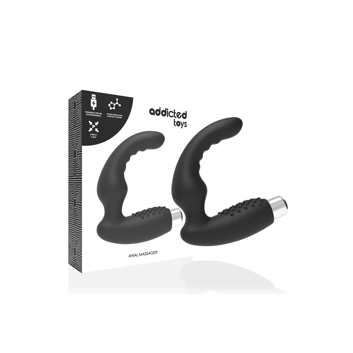 Prostatic Vibrator wiederaufladbares Modell 2 - Schwarz von Addicted Toys kaufen | Fesselliebe
