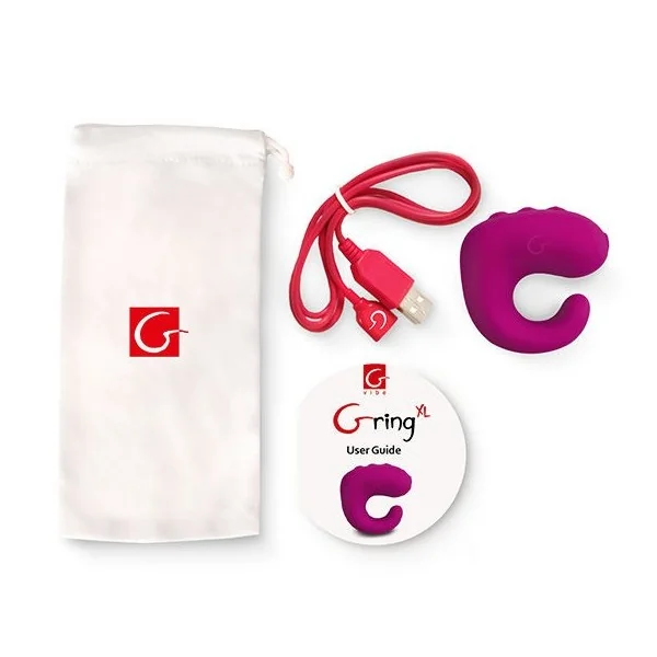Spassspielzeug Gring Vibrator Ring XL Süsse Himbeere von G-Vibe kaufen | Fesselliebe