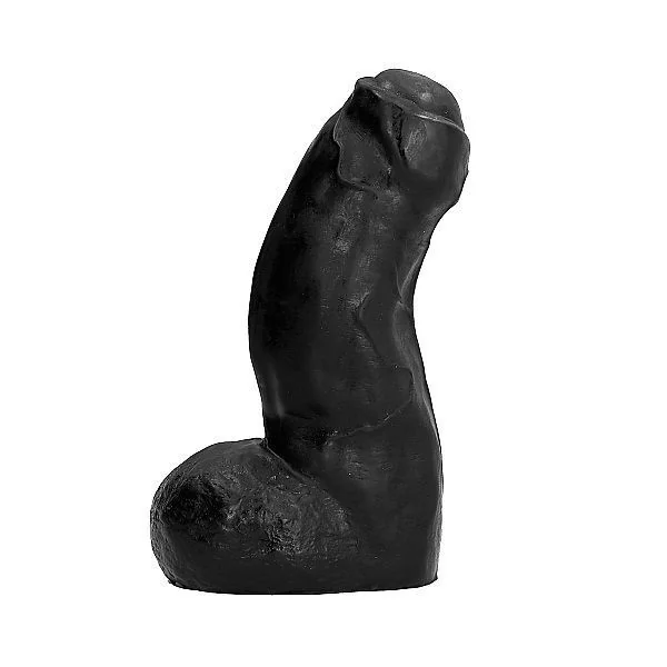 Realistischer Dong Schwarz 17 cm von All Black kaufen | Fesselliebe