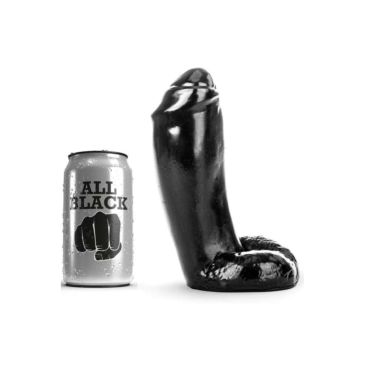 Realistischer Dildo 18 cm von All Black kaufen | Fesselliebe