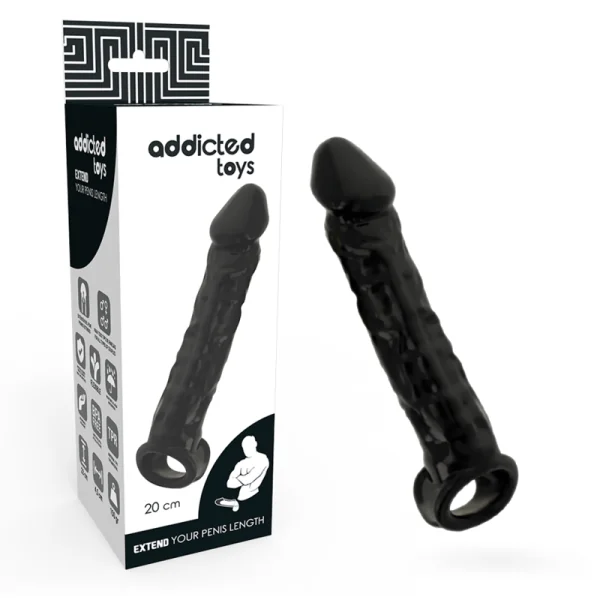 Dong-Verlngerung Schwarz von Addicted Toys kaufen | Fesselliebe