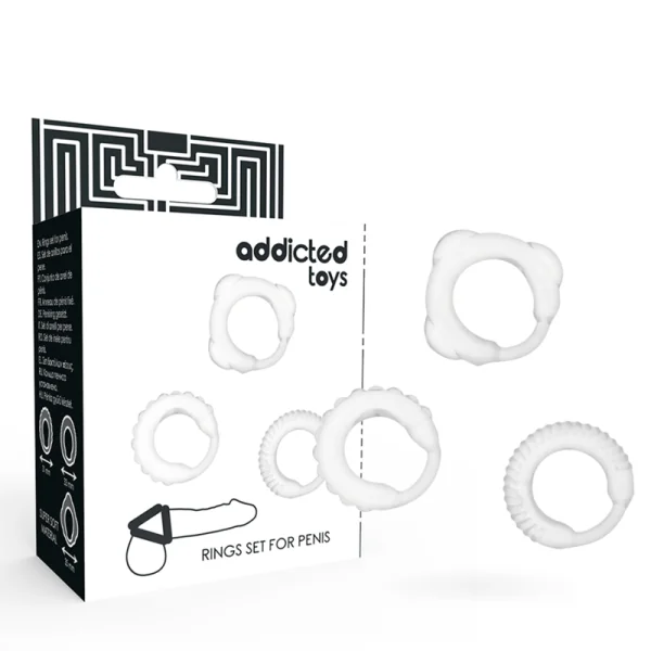 C-Ring-Set Klar von Addicted Toys kaufen | Fesselliebe