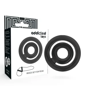 Potenz-C-Ring Penis Schwarz von Addicted Toys kaufen | Fesselliebe