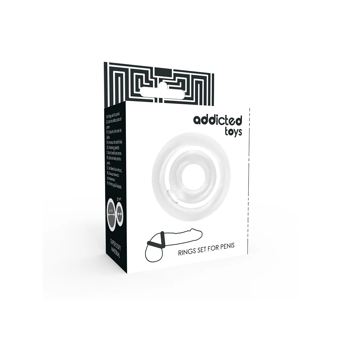 Potenz-C-Ring Penis Klar von Addicted Toys kaufen | Fesselliebe