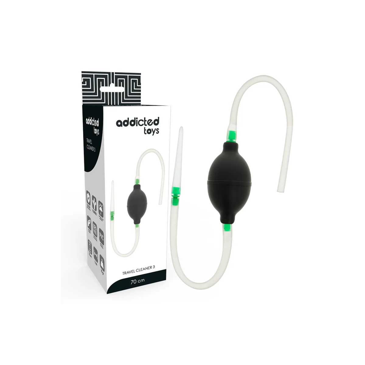 Schwarzes Enema-Set von Addicted Toys kaufen | Fesselliebe