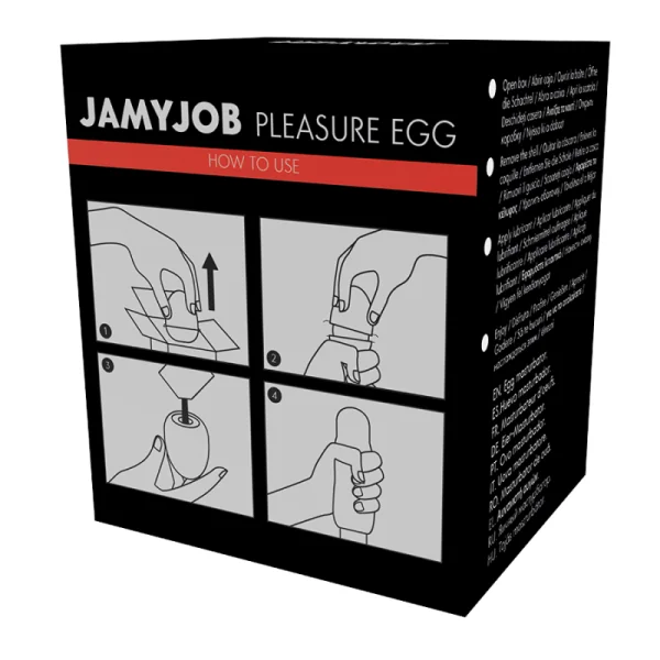 Egg Masturbator Schwarze Version Diskrett von Jamyjob kaufen | Fesselliebe