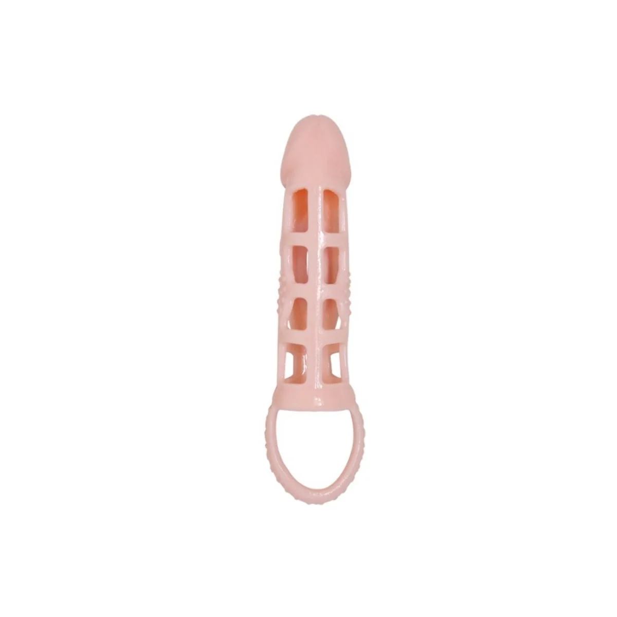 Penis Extender Cover mit Vibration und Natürlichem Gurt 13.5 cm von Baile For Him kaufen | Fesselliebe