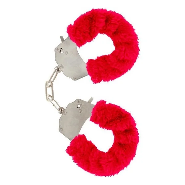 Furry Fun Cuffs Bondage Rot von Toyjoy kaufen | Fesselliebe