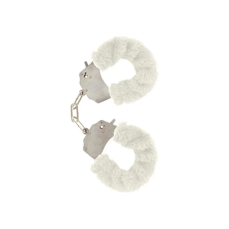 Furry Fun Cuffs Bondage Weiss von Toyjoy kaufen | Fesselliebe
