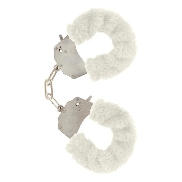 Furry Fun Cuffs Bondage Weiss von Toyjoy kaufen | Fesselliebe