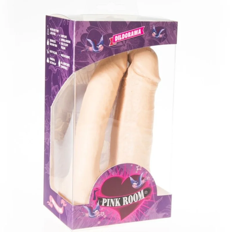 Arthus realistischer Doppeldildo Fleisch 17cm/15,5cm von Pink Room kaufen | Fesselliebe 2