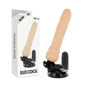 Realistischer Vibrator mit Fernbedienung Natürlicher 19.5 cm -O- 4 cm von Basecock kaufen | Fesselliebe