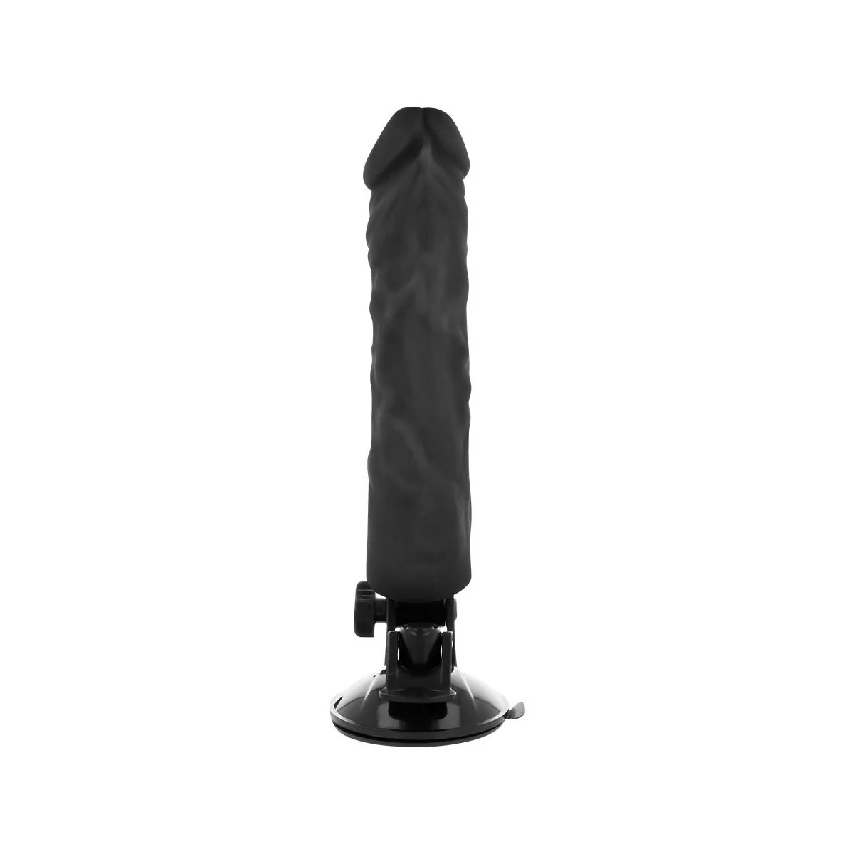 Realistischer Vibrator mit Fernbedienung Schwarz 21 cm -O- 4 cm von Basecock kaufen | Fesselliebe