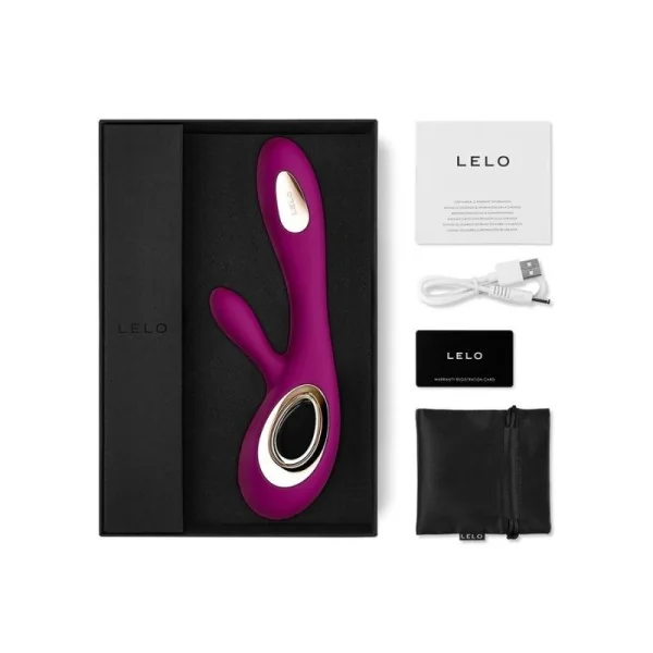 Soraya Wave Vibrator Rabbit Deep Rose von Lelo kaufen | Fesselliebe
