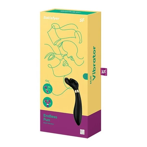 Endless Fun Multi Vibrator 3 Schwarz von Satisfyer Partner kaufen | Fesselliebe