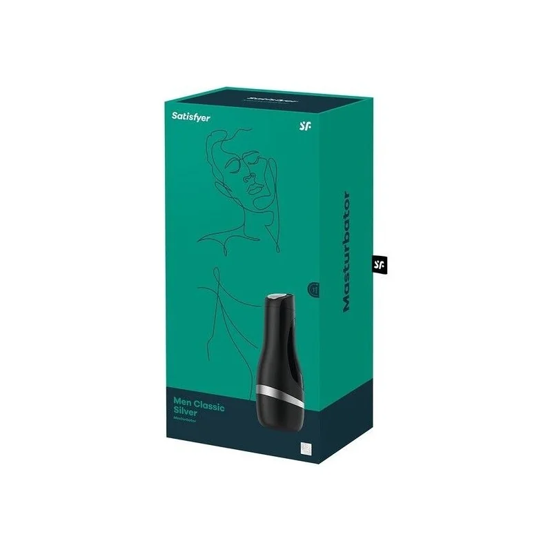Masturbator Men Classic Silber von Satisfyer Men kaufen | Fesselliebe 2