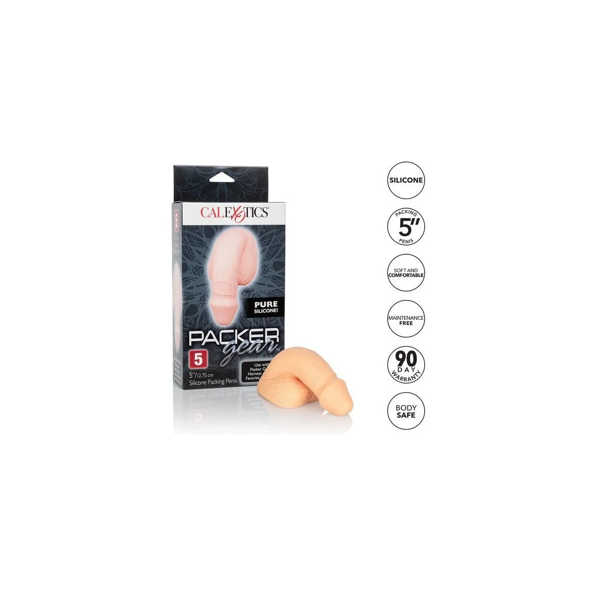 Silikon-Packung Penis 12.75 cm Fleisch von Calexotics kaufen | Fesselliebe