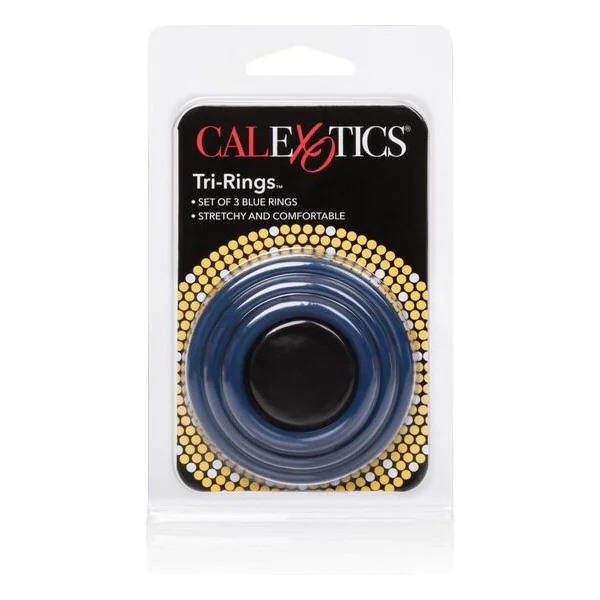 Tri-Rings Blau von Calexotics kaufen | Fesselliebe