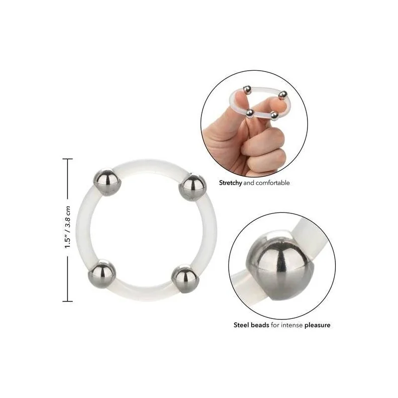 Stahlperlen-Silikonring L von Calexotics kaufen | Fesselliebe 2