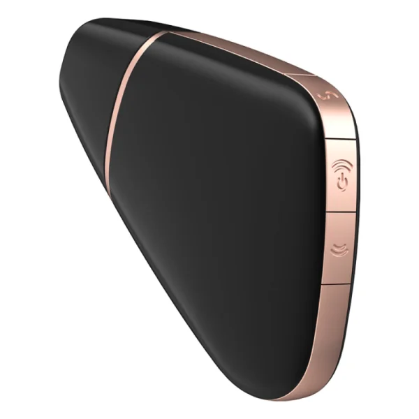 Love Triangle Stimulator & Vibrator Schwarz von Satisfyer Connect kaufen | Fesselliebe