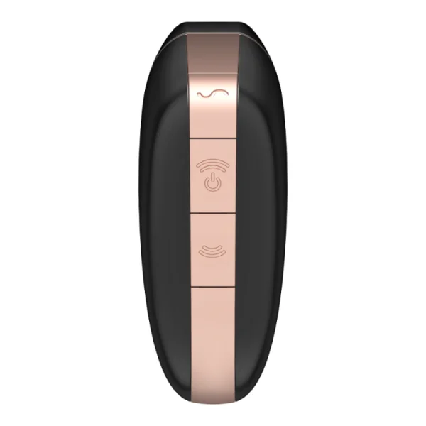 Love Triangle Stimulator & Vibrator Schwarz von Satisfyer Connect kaufen | Fesselliebe