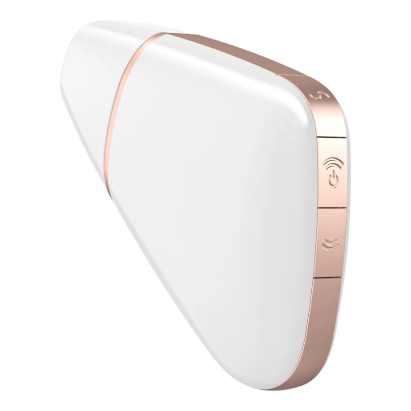 Love Triangle Stimulator & Vibrator Weiss von Satisfyer Connect kaufen | Fesselliebe 2