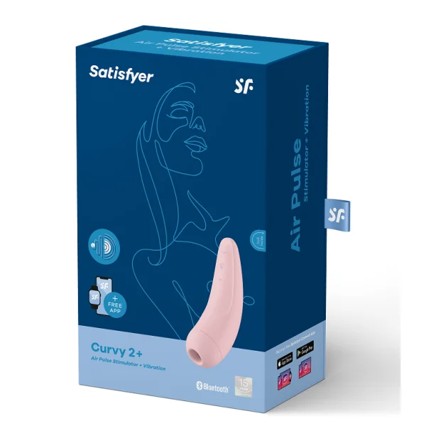 Curvy 2 + Rosa von Satisfyer Connect kaufen | Fesselliebe