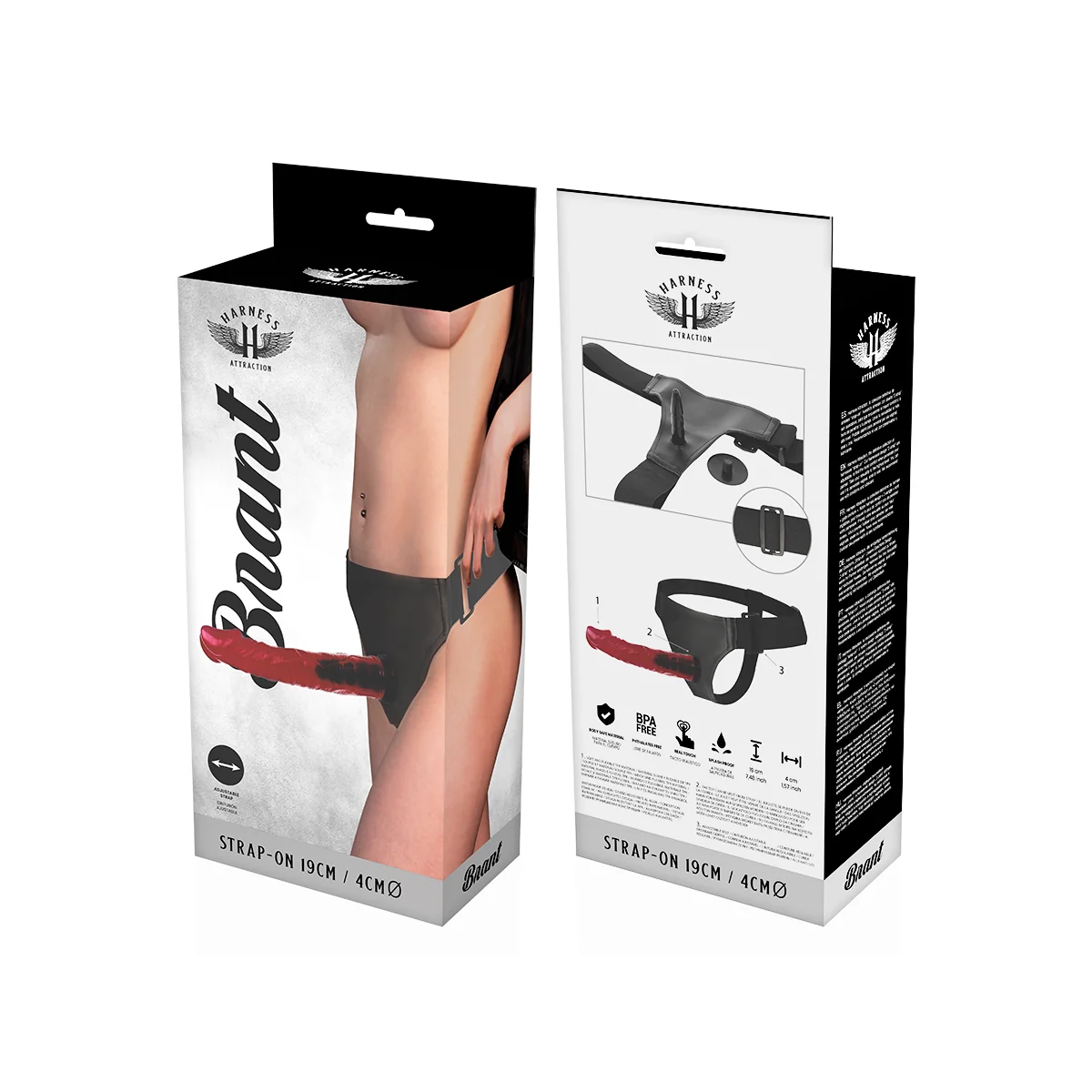 Rnes Brant 19 cm -O- 4 cm von Harness Attraction kaufen | Fesselliebe