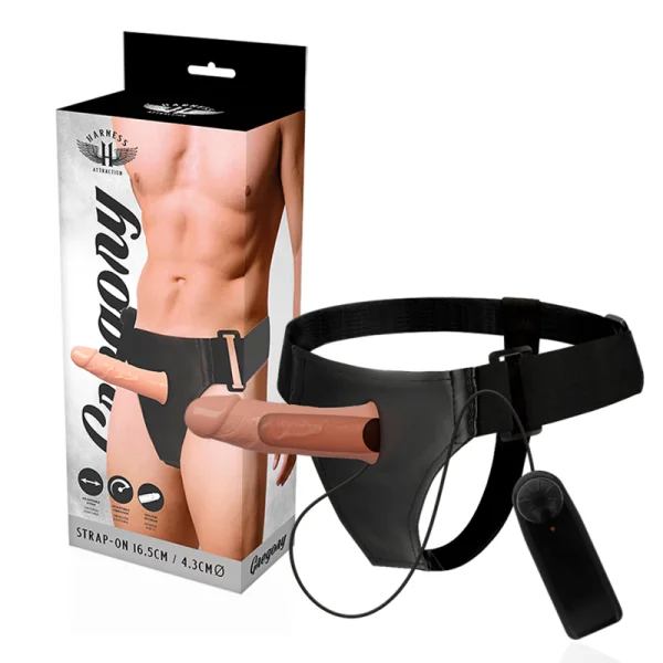 Gregory Hollow Rnes mit Vibrator 16.5 cm -O- 4.3 cm von Harness Attraction kaufen | Fesselliebe
