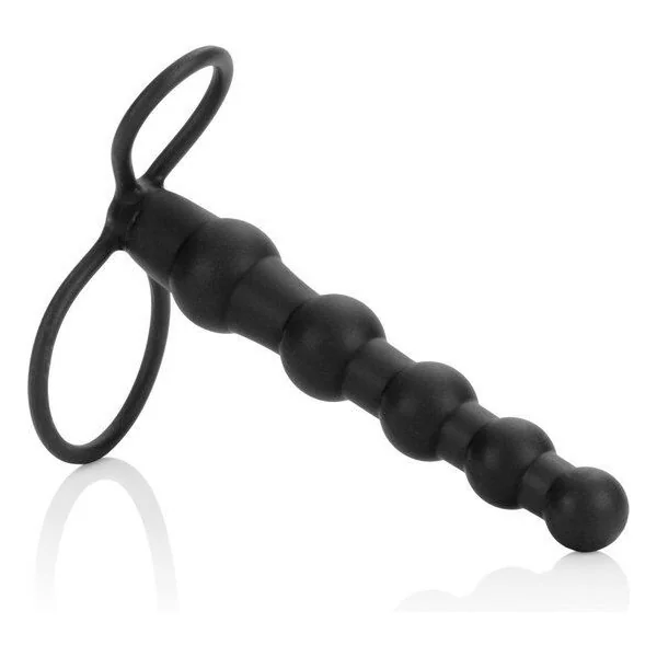 Beaded Dual Penetrator Schwarz von Calexotics kaufen | Fesselliebe