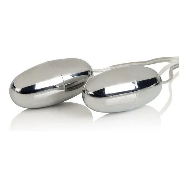 Vibrierende Kugeln Silber Duo von Calexotics kaufen | Fesselliebe