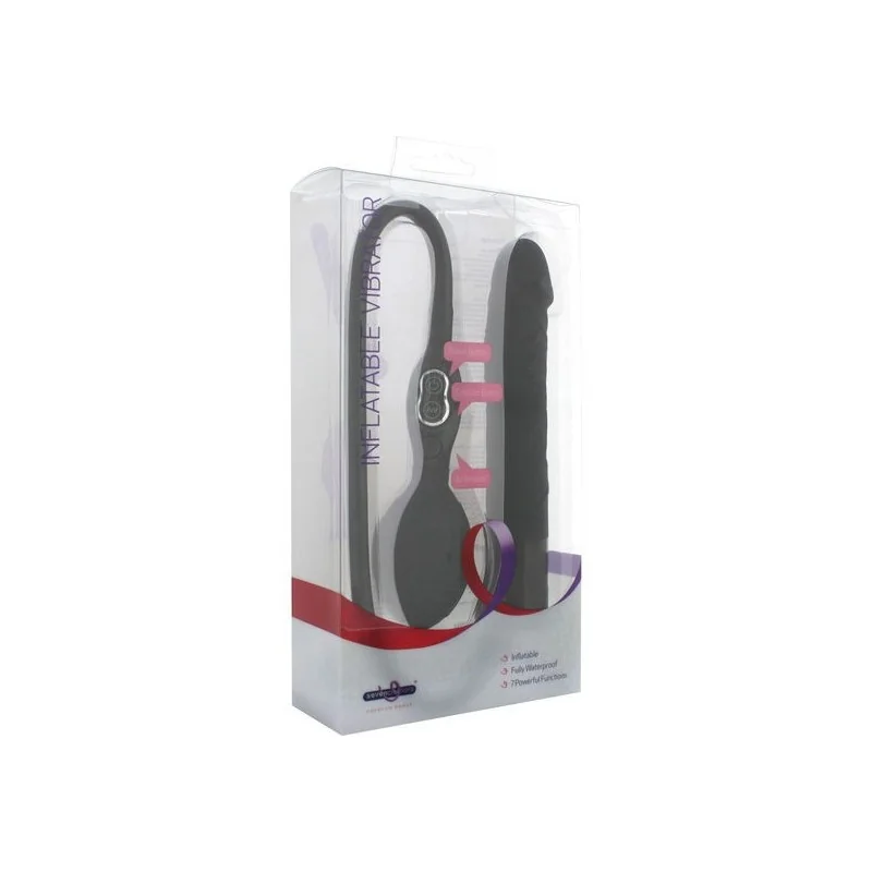 Schwarzer Aufblasbarer Vibrator Von von Seven Creations kaufen | Fesselliebe 2
