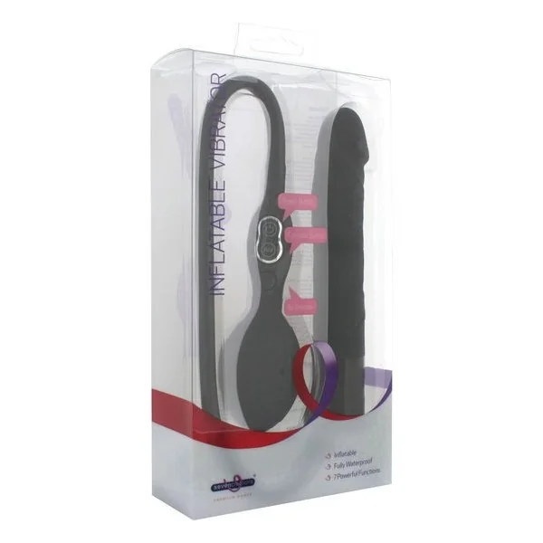 Schwarzer Aufblasbarer Vibrator Von von Seven Creations kaufen | Fesselliebe