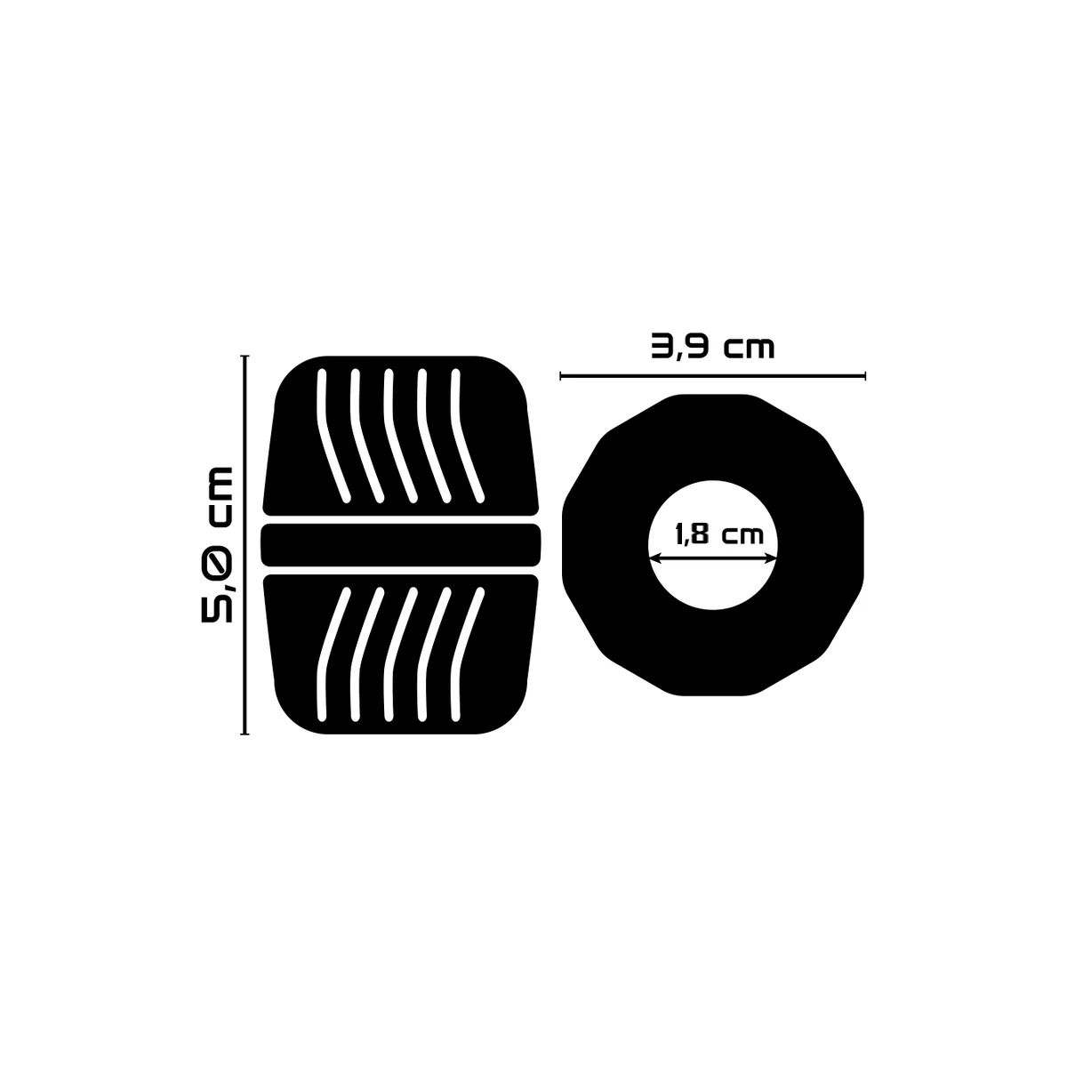 Super Flexibler und Widerstandsfähiger Penisring 5 cm Pr11 Schwarz von Powering kaufen | Fesselliebe