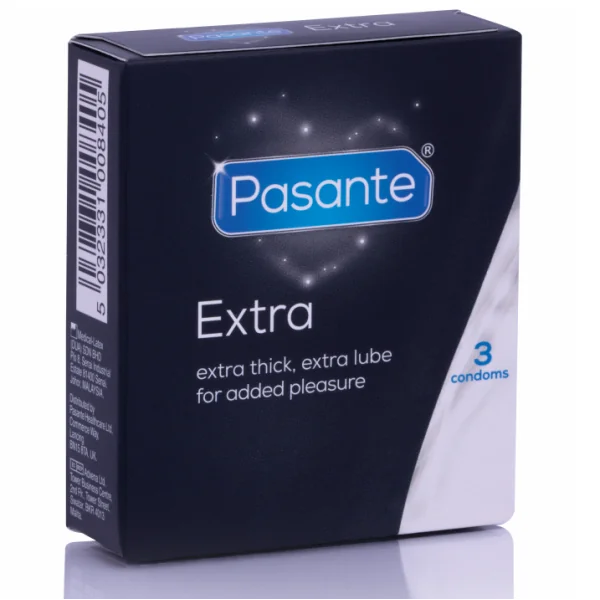 Extra-Kondom Extra Dick 3 Stück von Pasante kaufen | Fesselliebe