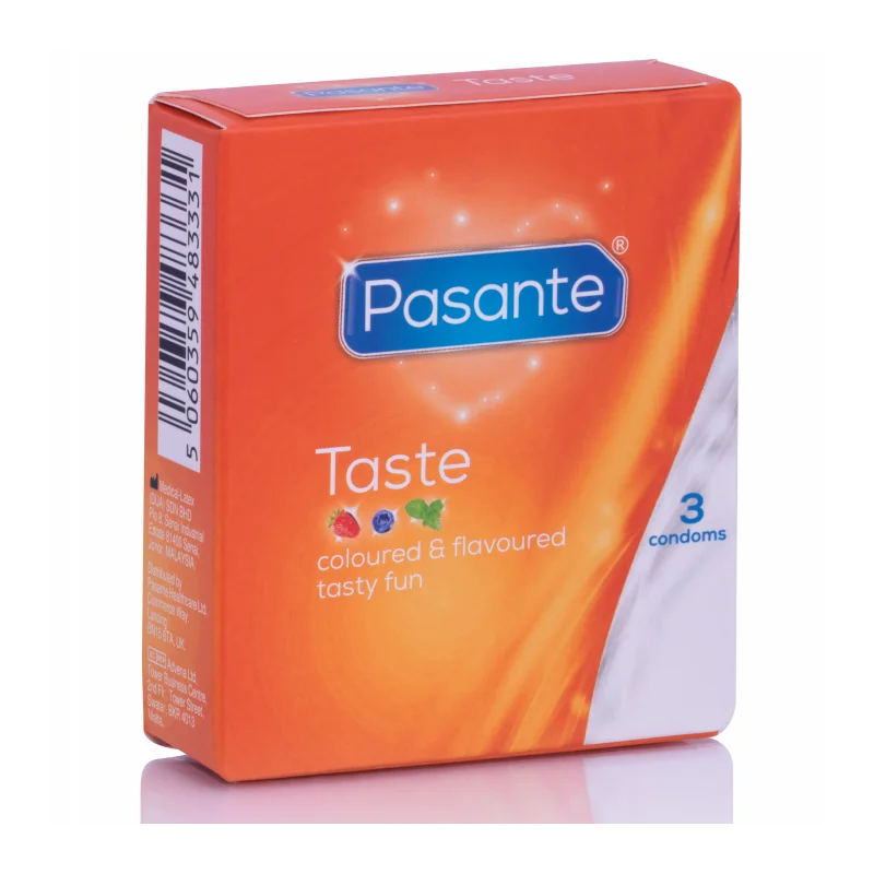 Kondome Aromen 3 Stück von Pasante kaufen | Fesselliebe