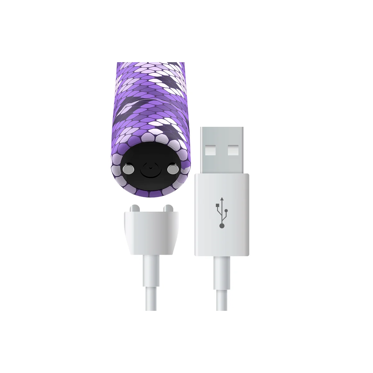 Rechargeable Snake Purple Magnetic Bullet 10v von Custom Bullets kaufen | Fesselliebe