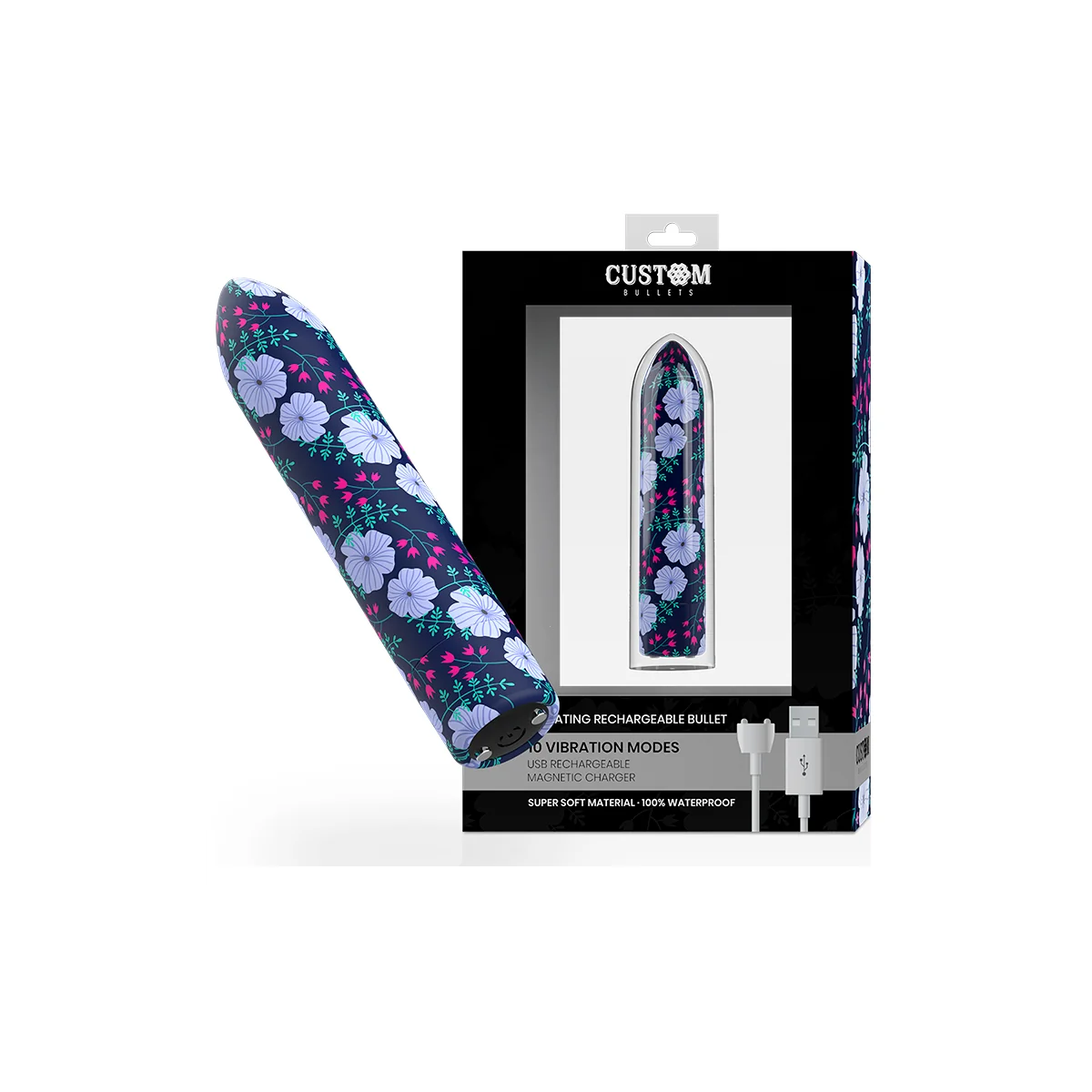 Aufladbare Bullet Spring 10 Intensities von Custom Bullets kaufen | Fesselliebe