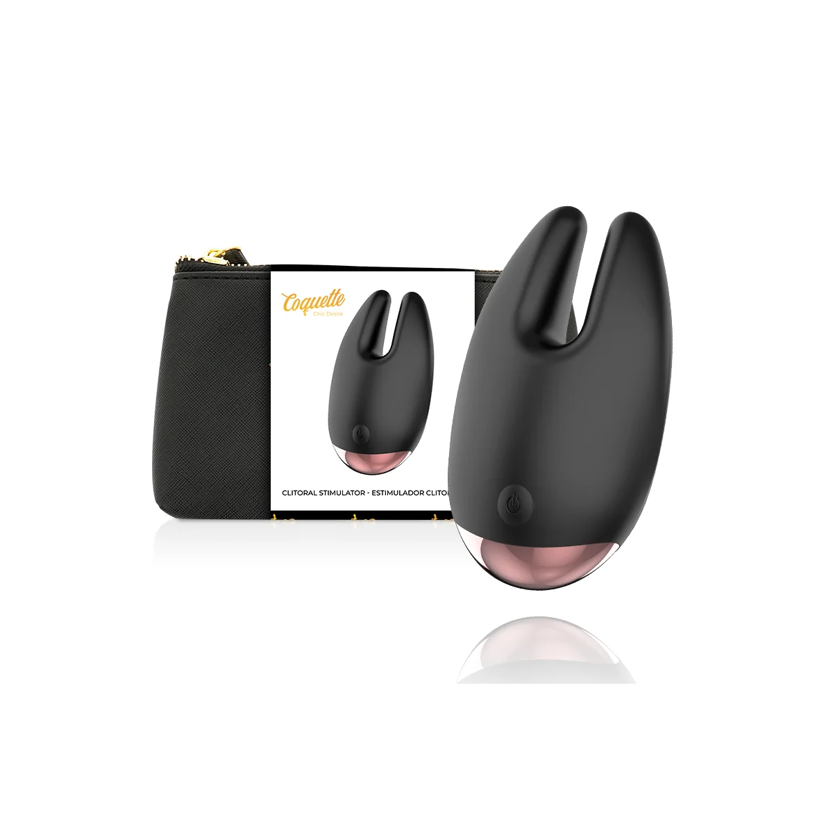 Klitorialstimulator Schwarz / Gold von Coquette Toys kaufen | Fesselliebe