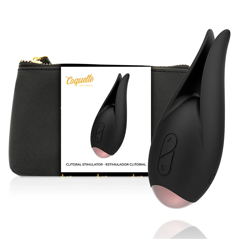 Klitorialstimulator Schwarz / Gold von Coquette Toys kaufen | Fesselliebe
